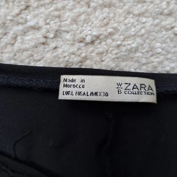 Zara gold + black dress - size large - Picture 3 of 4